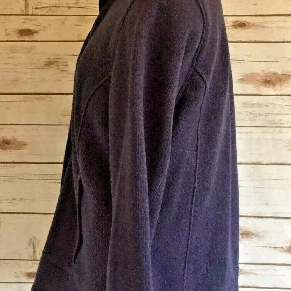 LANDSEND Women Long Sleeve Zip-Up Collared Blue Jacket Size 10/12 M/P - Picture 10 of 12